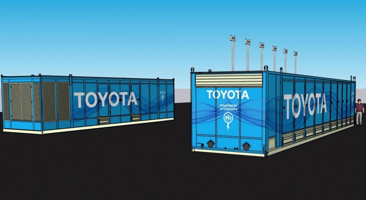 Toyota hydrogen fuel cell power generator