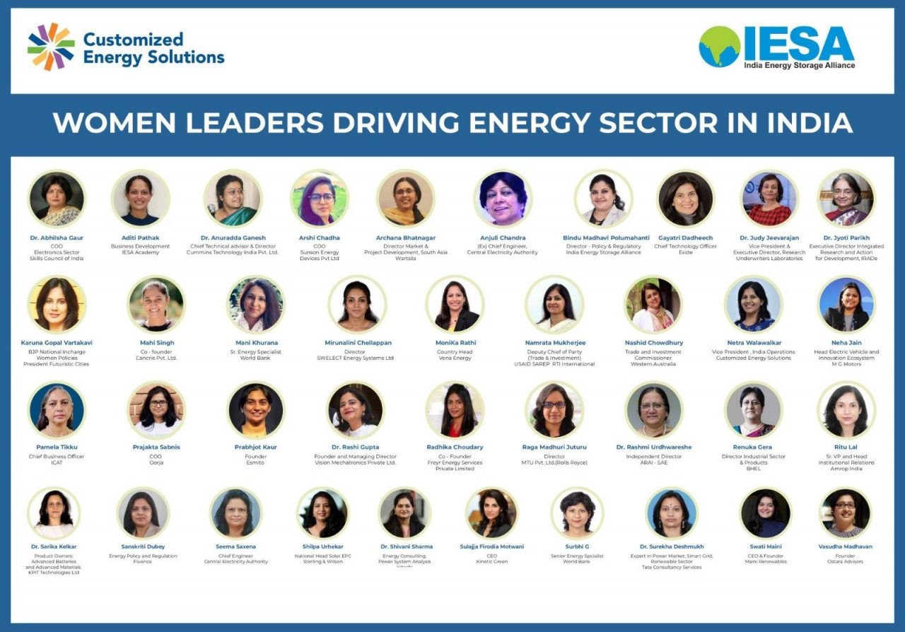 ​IESA recognises women powering India's clean energy, EV and green hydrogen drive