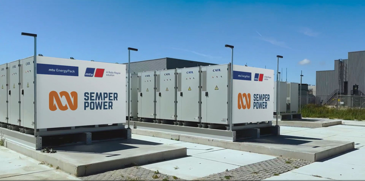 SemperPower kick-starts 62 MWh Rolls-Royce BESS 'Castor' in Netherlands