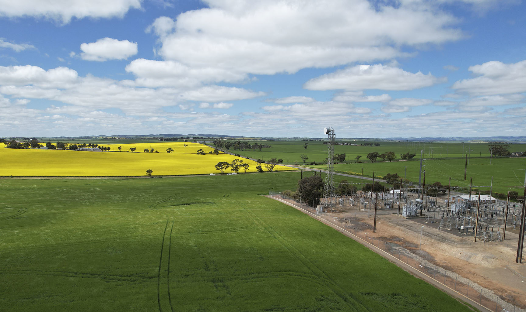 An image of Templers Battery Storage Project in South Australia. 