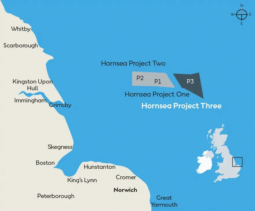 Orsted approves 300 MW / 600 MWh BESS at Hornsea 3 offshore wind farm